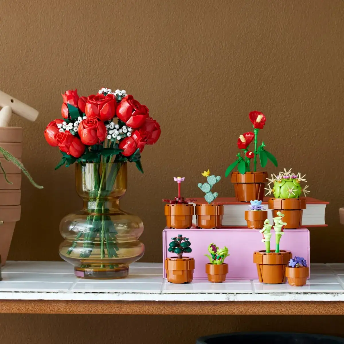 Fleurs en Lego Bouquet de roses